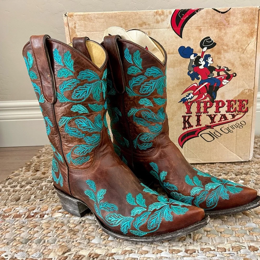 Yippee Ki Yay by Old Gringo Women's Mahila Western Boot Size 8.5 - Picture 3 of 9